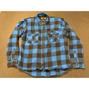 Z1R Duke‎ Shirt Flannel Zip Snap Shirt Jacket Size 4XL